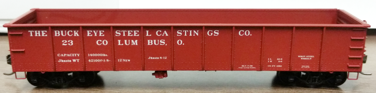 Buckeye Steel Casting Gondola Photo