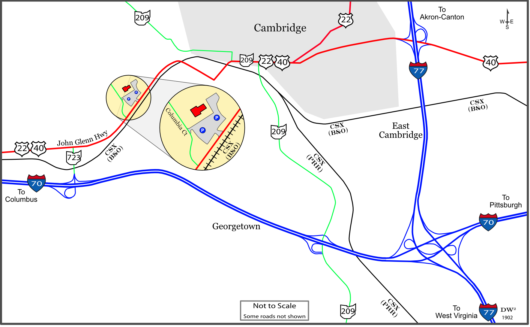 Train Show Map